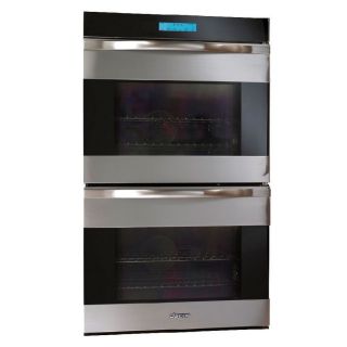 Dacor 30 in Self Cleaning Convection Double Electric Wall Oven (Black Glass)