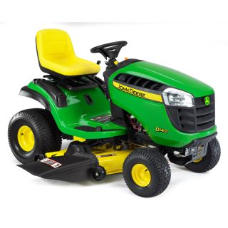 John Deere D140 22 HP V Twin Hydrostatic 48 in Riding Lawn Mower with Briggs & Stratton Engine