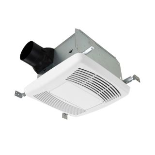 Utilitech 1 1/2 Sones 140 CFM White Bathroom Fan and Night Light ENERGY STAR