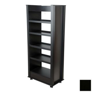 Venture Horizon Black 59.5 in 5 Shelf Bookcase