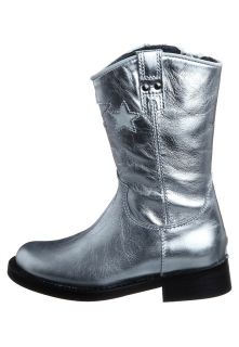 Hip Cowboy/Biker boots   silver