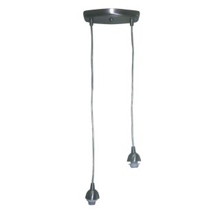 Portfolio 2 Light Nickel Mix and Match Mini Pendant Light