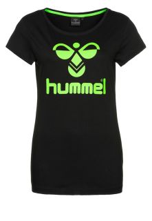 Hummel   Print T shirt   black
