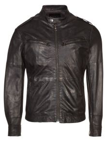 Sisley   Leather jacket   black