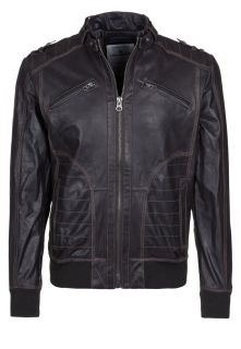 Tom Tailor   Leather jacket   brown