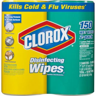 Clorox Disinfecting Wipes 150 Count Fresh/Lemon All Purpose Cleaner
