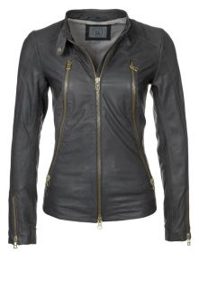 SLY 010 Addition   Leather jacket   grey