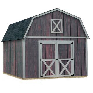 Best Barns Denver Gambrel Engineered Wood Storage Shed (Common 12 ft x 20 ft; Interior Dimensions 11.42 ft x 19.42 ft)