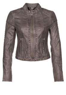 Milestone   SHAYLA   Leather jacket   grey