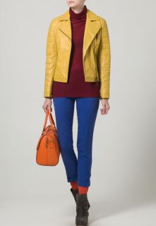 Stefanel Leather jacket   yellow