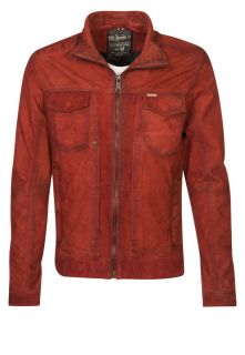 edc by Esprit   Leather jacket   red