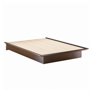 South Shore Furniture Step One Chocolate Queen Platform Bed