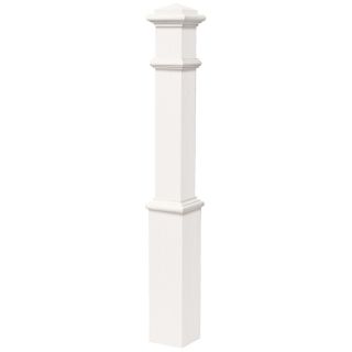 Creative Stair Parts Primed Poplar Box Interior Stair Newel Post (Common 56 in; Actual 56 in)