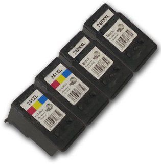 YoYoInk Compatible Set of 3 Pack Canon 240 XL 240XL Black & 241 XL 241XL Color Ink Cartridge for Canon PIXMA MG3220 MX432 MG2220 MX452 MX512 MG2120 MG3120