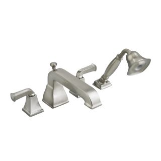 American Standard Town Square Satin Nickel 2 Handle Fixed Deck Mount Tub Faucet