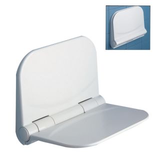Nameeks White Plastic Wall Mount Shower Seat