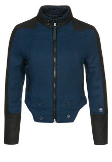 Star   Faux leather jacket   blue