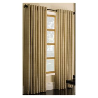 Style Selections Marsden 84 in L Solid Gold Grommet Window Curtain Panel
