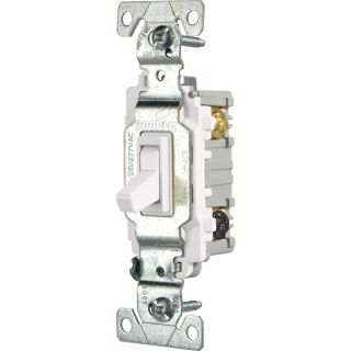 Cooper Wiring Devices 15 Amp White 3 Way Light Switch