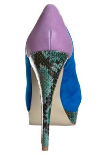 Ladystar by Daniela Katzenberger KELLY 01   Peeptoe heels   blue