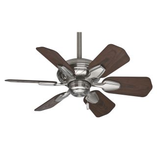 Casablanca Wailea 31 in Brushed Nickel Outdoor Downrod or Flush Mount Ceiling Fan