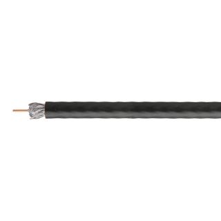 Coleman Cable 250 ft 18 AWG RG6 Black Coax Cable