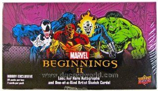 Marvel Beginnings II Trading Cards Hobby Box (2012 Upper Deck) Toys & Games