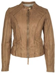 BOSS Orange   JANALISA   Leather jacket   brown