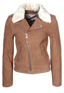 Schott NYC   Leather jacket   beige