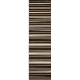 Style Selections Nance Carpet 2 ft 3 in W x 7 ft 6 in L Brown Runner