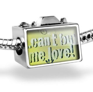 Neonblond Bead Camera "Cannot buy me love"   Fits Pandora charm Bracelet NEONBLOND Jewelry & Accessories Jewelry