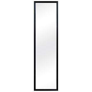 MCS Industries 13.375 in x 49.5 in Black Rectangular Framed Wall Mirror