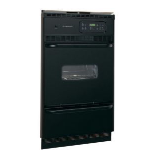 Frigidaire 24 in Self Cleaning Single Gas Wall Oven (Black)