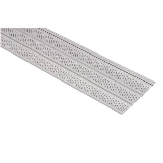 Gray Triple Vented Soffit (Common 12 in x 12 ft; Actual 12 in x 12 ft)