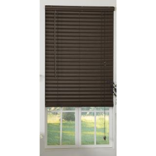 Style Selections 45 in W x 72 in L Mocha Vinyl Horizontal Blinds