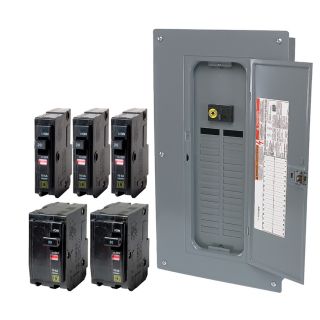 Square D 32 Circuit 32 Space 100 Amp Main Breaker Load Center (Value Pack)