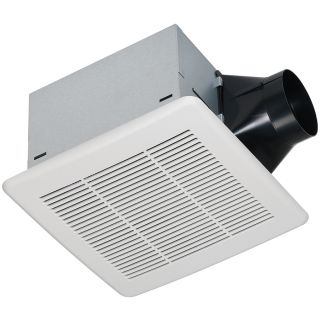 Utilitech 0.3 Sones 80 CFM Humidity Sensing White Bathroom Fan ENERGY STAR