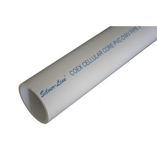 Silver Line Plastics 2 in x 10 ft Sch 40 PVC DWV Pipe