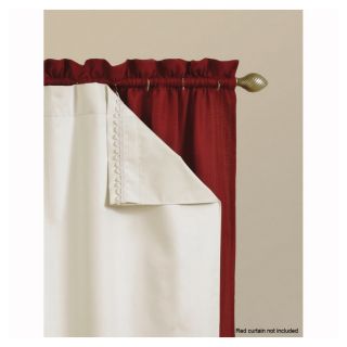 eclipse 80 in L White Curtain Curtain Panel