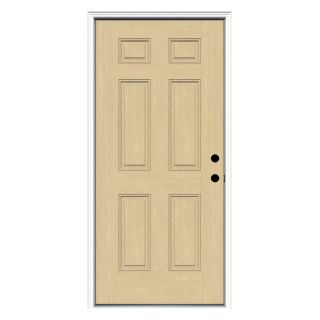 ReliaBilt Inswing Fiberglass Entry Door (Common 80 in x 36 in; Actual 81.75 in x 37 in)