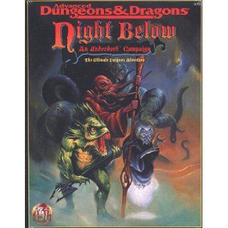 Night Below An Underdark Campaign (AD&D Fantasy Roleplaying, 1125) Carl Sargent 9780786901791 Books