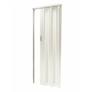 Spectrum White Turquoise Folding Closet Door (Common 80 in x 32 in; Actual 80.71 in x 33.85 in)