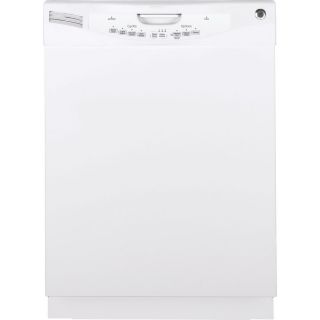 GE 24 in 57 Decibel Built In Dishwasher with Hard Food Disposer (White) ENERGY STAR