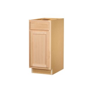 Kitchen Classics 35 in x 15 in x 23.75 in Unfinished Oak Door and Drawer Base Cabinet