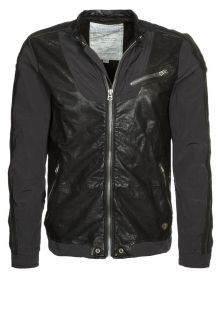 Diesel   LAREIA   Leather jacket   black
