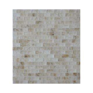 American Olean Visionaire Smokey Ballad Glass Mosaic Subway Indoor/Outdoor Wall Tile (Common 13 in x 13 in; Actual 12.87 in x 12.87 in)
