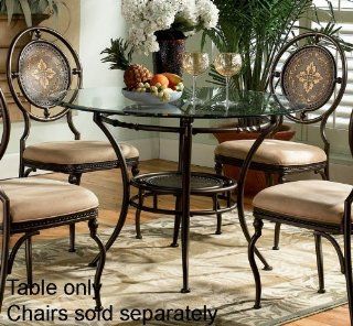 Basil "Antique Brown" Dining Table Pedestal (Glass Top sold separately)  
