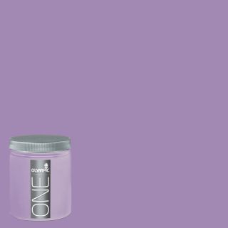 Olympic 8 oz Purple Statice Interior Satin Paint Sample