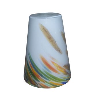 Portfolio 7 in H x 5 1/2 in W Watercolor Glass Mix and Match Mini Pendant Light Shade