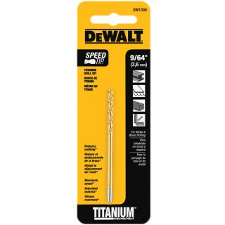 DEWALT 9/64 in Titanium Twist Drill Bit